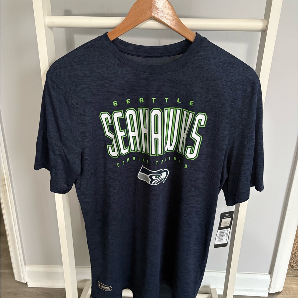 NFL Seattle Seahawks Navy Blue Short Sleeve Tee